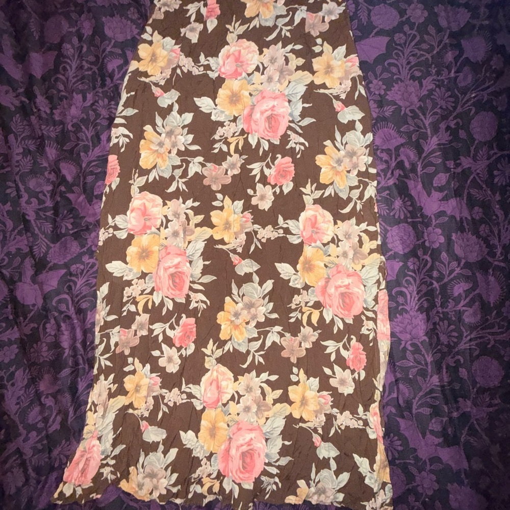 Jay Jacob’s vintage Floral Brown Skirt Size 9